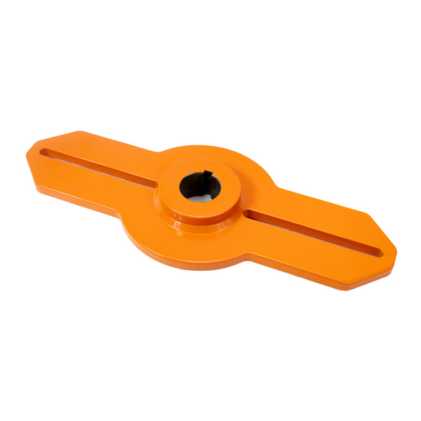 Orange baked coating