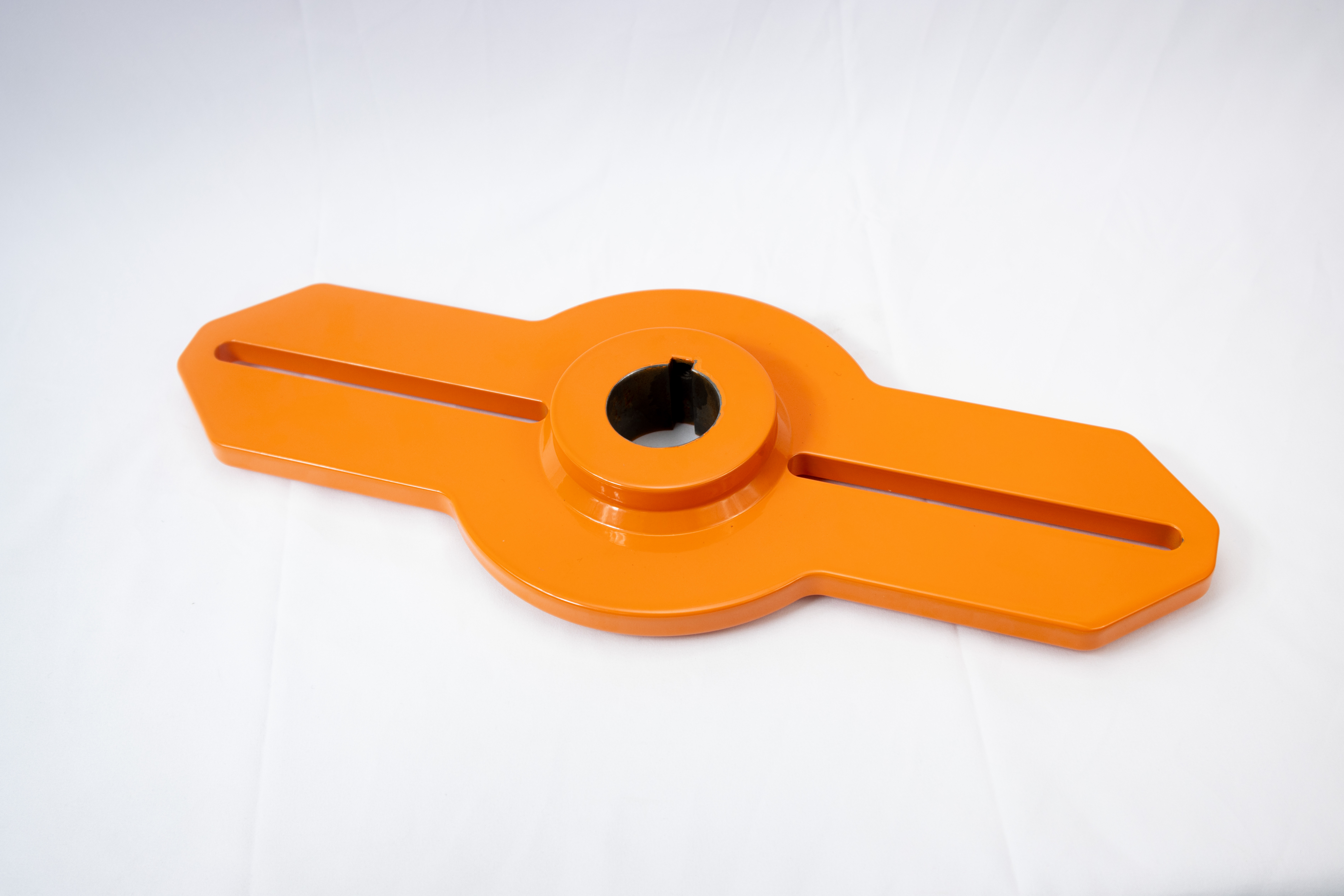 Orange baked coating